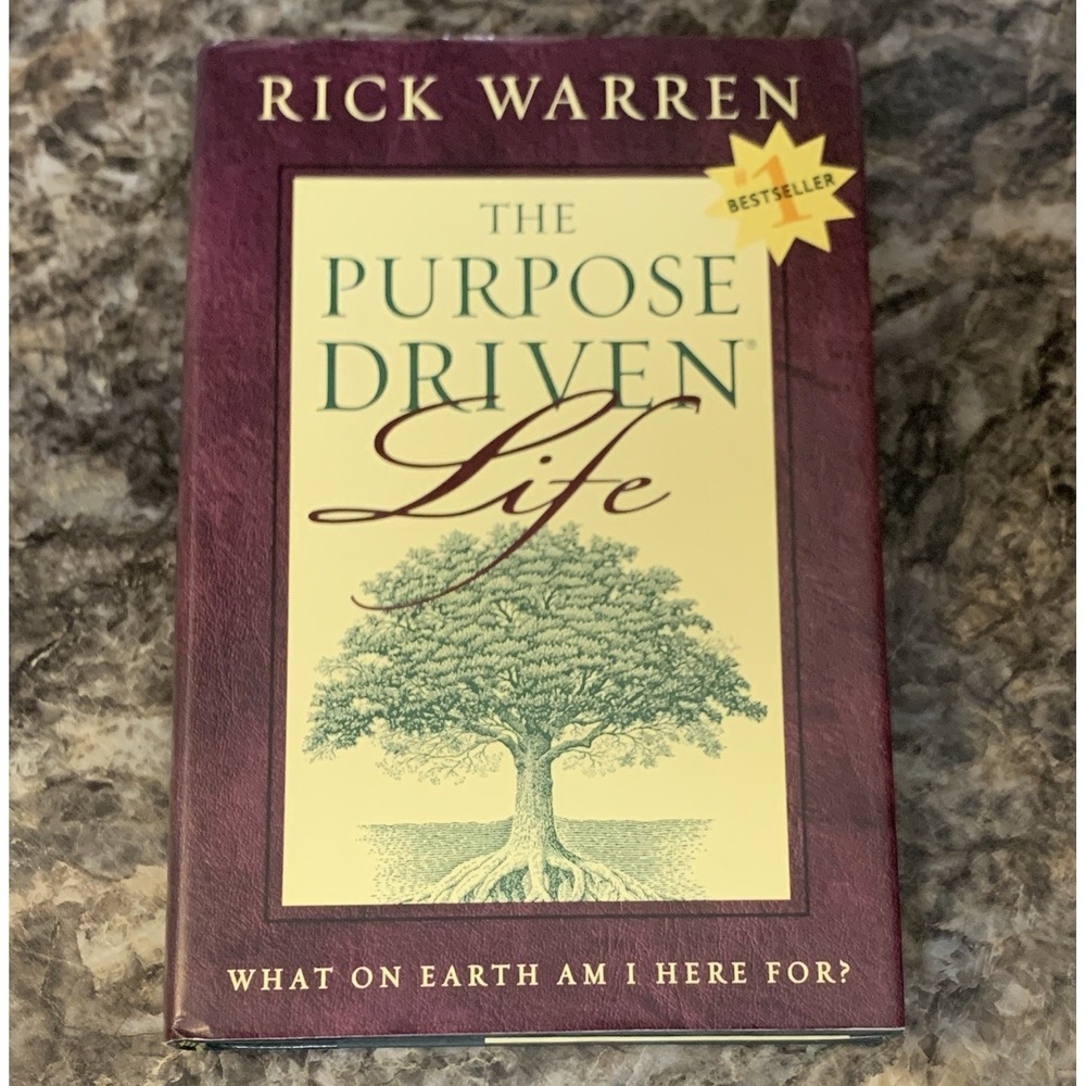 Rick Warren The Purpose Driven Life: What on Earth Am I Here For? HC 2002 DJ
